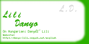 lili danyo business card